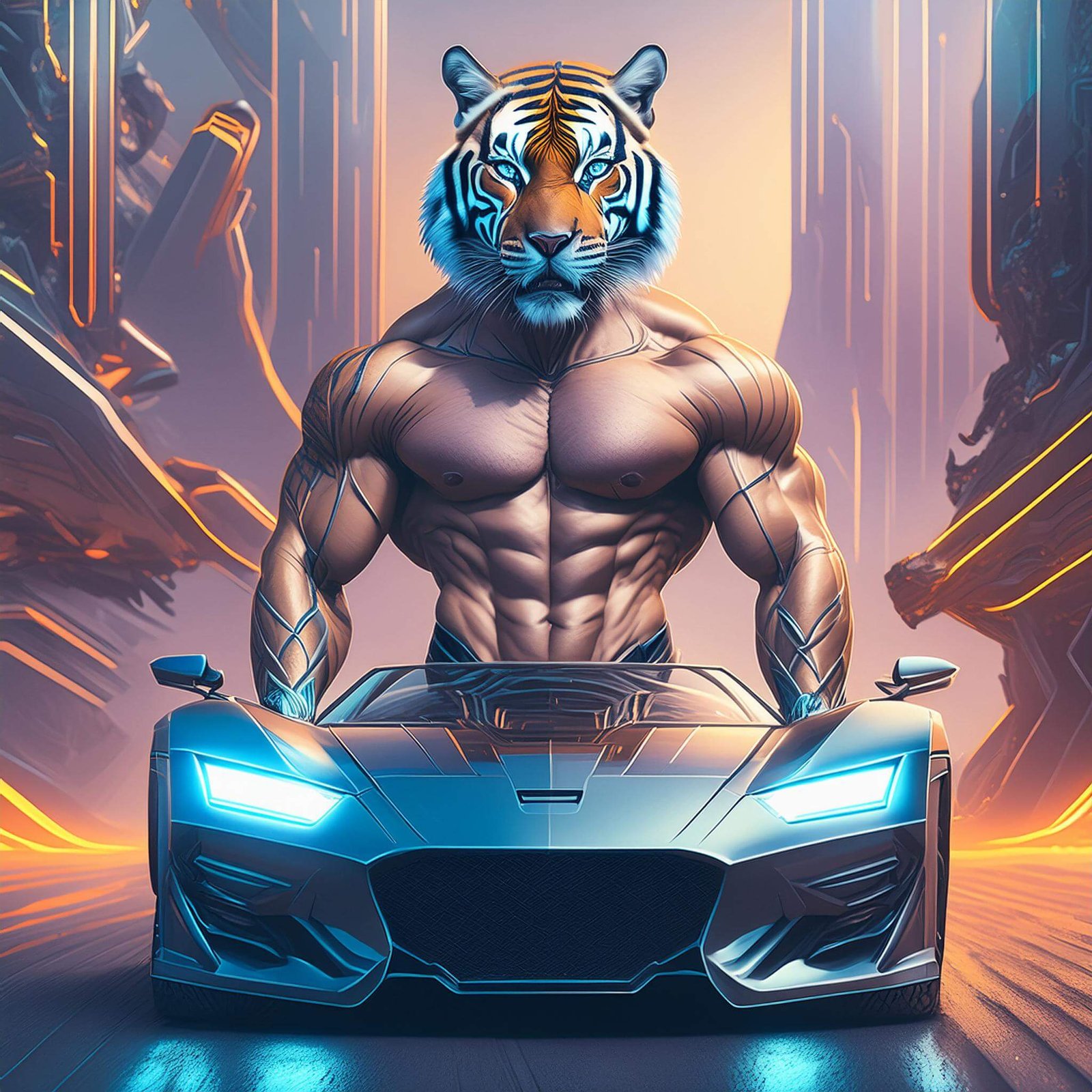 Car Tiger Picture