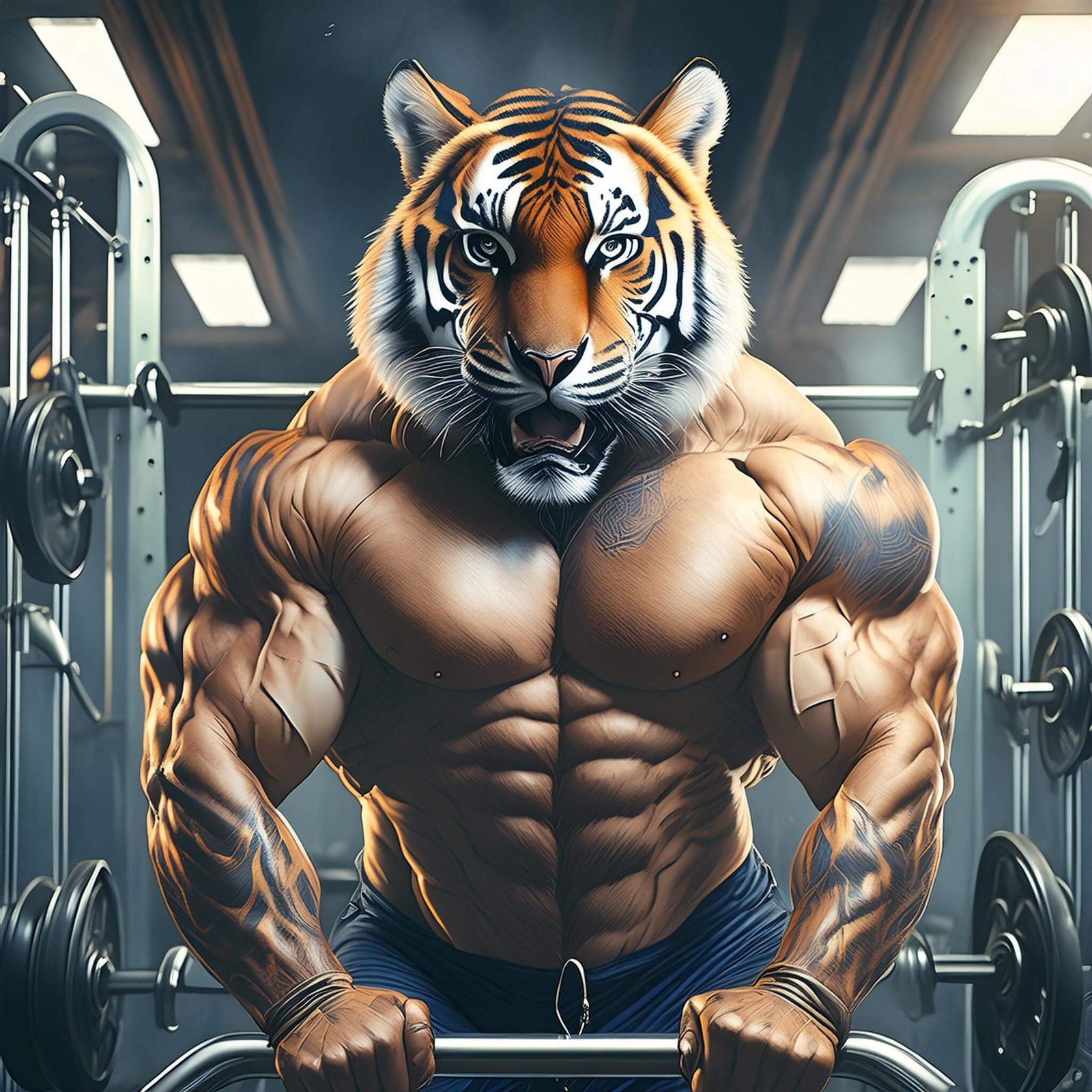 Picture of a Fit Tiger